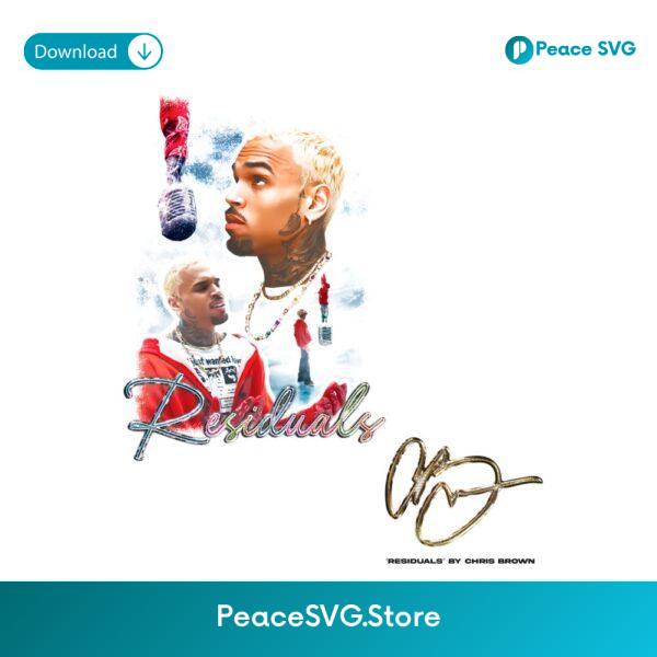 Chris Brown Residuals Vintage Style Tour PNG