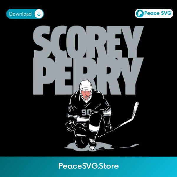 Corey Perry La Hockey Celebration SVG
