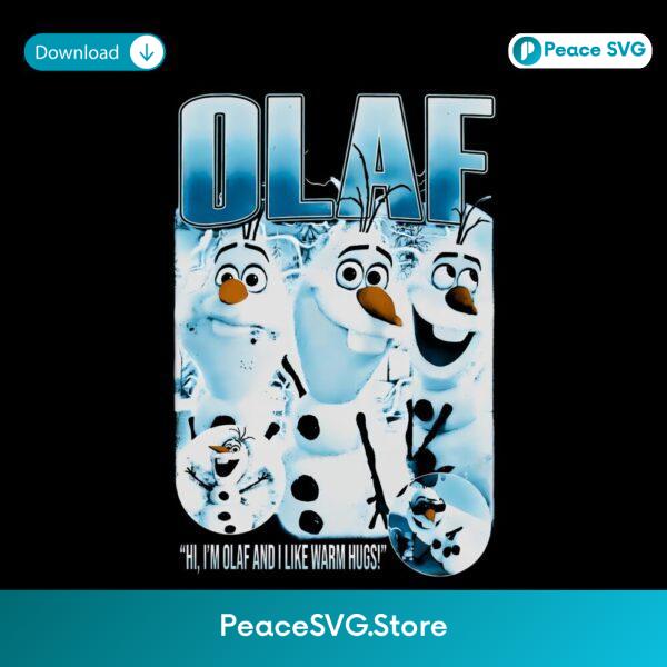 Disney Frozen Olaf Warm Hugs Arendelle Magic Kingdom Family PNG