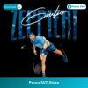 Giulio Zeppieri Tennis Player Graphic Serve Pose Grunge Style PNG