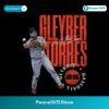 Gleyber Torres Detroit Baseball Stamp Style Graphic PNG