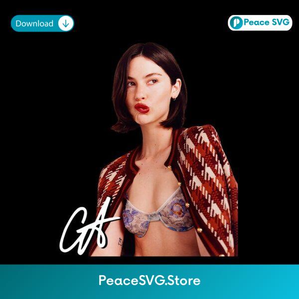 Gracie Abrams Kissy Face Red Jacket PNG