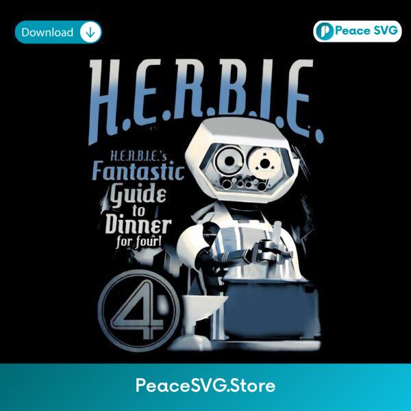 Herbie Robot Fantastic Four Dinner Scene Retro Comic Marvel PNG