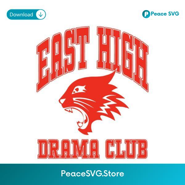 High School Musical East High Wildcats Drama Club Varsity Style SVG