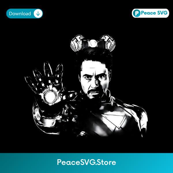 Iron Man Mickey Ears Tony Stark Disney Marvel PNG