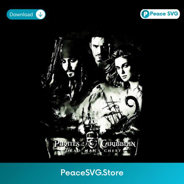 Jack Sparrow Will Turner Elizabeth Swann Pirate Ship Tentacles Dead Man Chest PNG