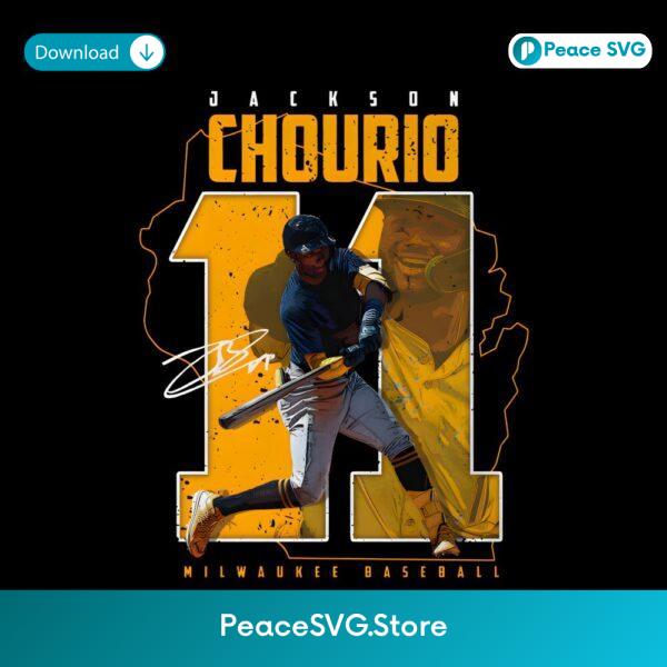 Jackson Chourio Milwaukee Baseball Player Number PNG
