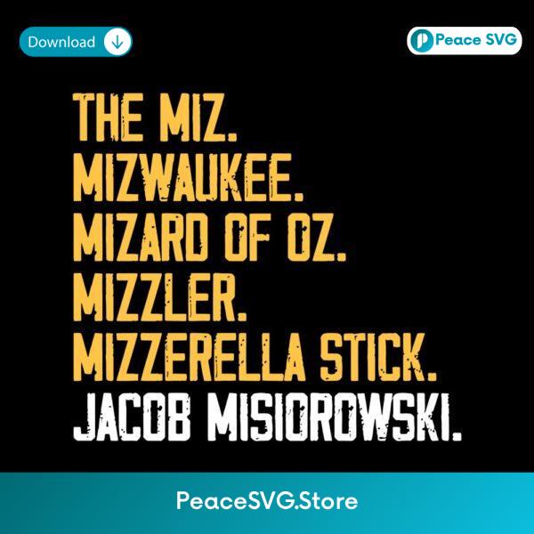 Jacob Misiorowski Funny Nickname Baseball Sports Fan SVG