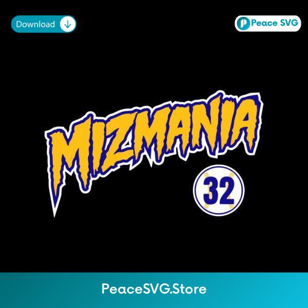Jacob Misiorowski Mizmania Baseball Number Thirty Two SVG