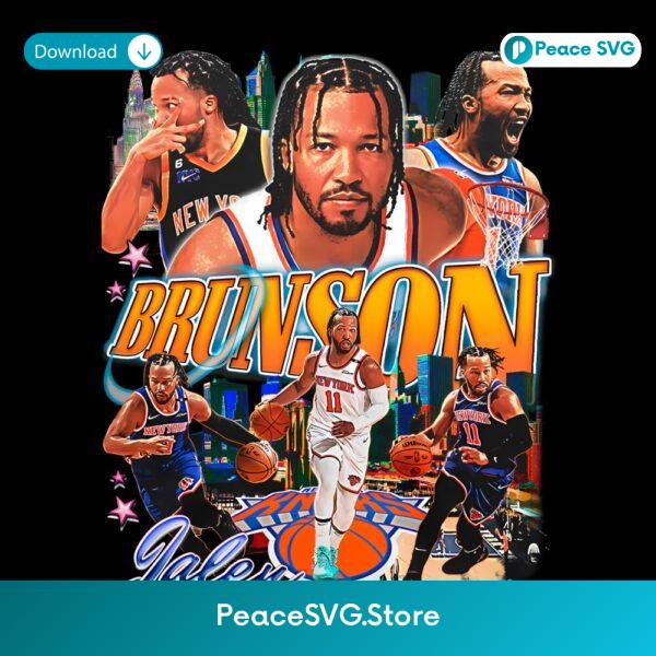 Jalen Brunson New York Knicks Basketball Star PNG