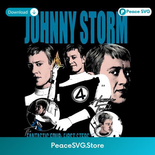 Johnny Storm Human Torch Marvel Fantastic Four First Steps PNG