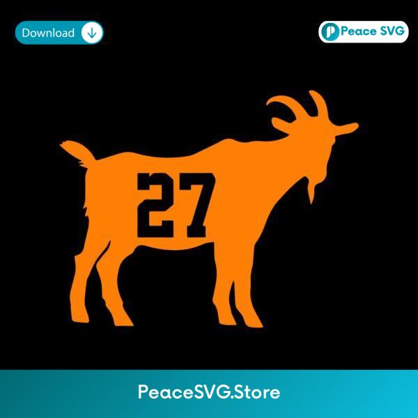 Jose Altuve Goat Number 27 Baseball SVG