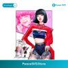 Lisa Blackpink Cartoon Fanart Honey Stage Pose PNG