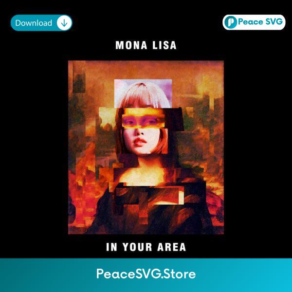 Lisa Blackpink Mona Lisa In Your Area Glitch Art PNG