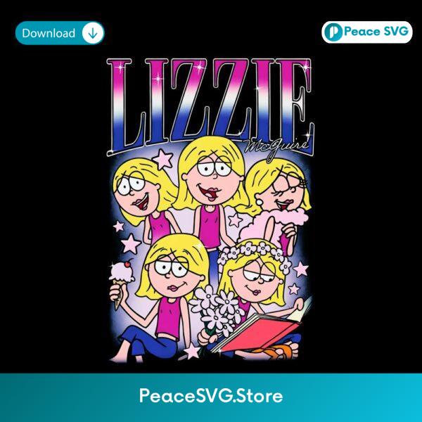 Lizzie Mcguire Multi Face Ice Cream Reading Flowers Cute Cartoon PNG