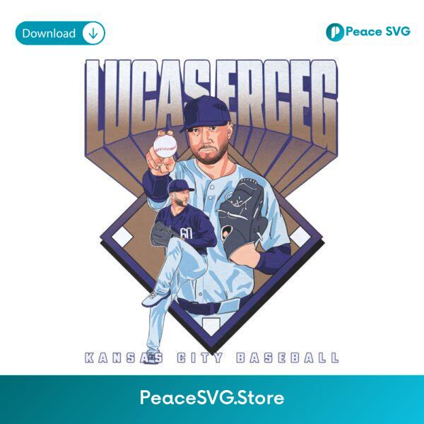 Lucas Erceg Kansas City Baseball Diamond Graphic PNG