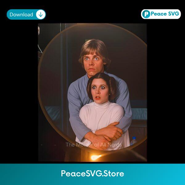 Luke Skywalker Princess Leia Hug Meme PNG