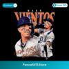 Mark Vientos New York Baseball Vintage Portrait Art PNG