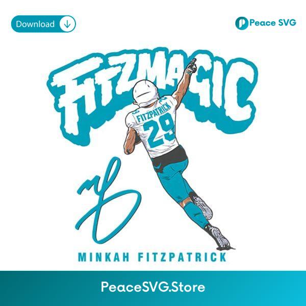 Minkah Fitzpatrick Miami Fitzmagic Cartoon Football Player PNG