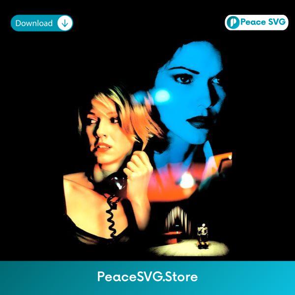 Mulholland Drive Dual Portrait Retro Neon Mystery Film PNG