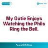 My Outie Enjoys Watching The Phils Ring The Bell Funny Phillies SVG