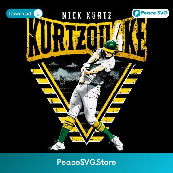 Nick Kurtz Baseball Four Home Run Game Sacramento Grunge Style PNG