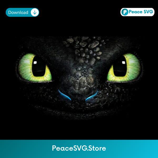 Night Fury Eyes Close Up Dragon Face PNG