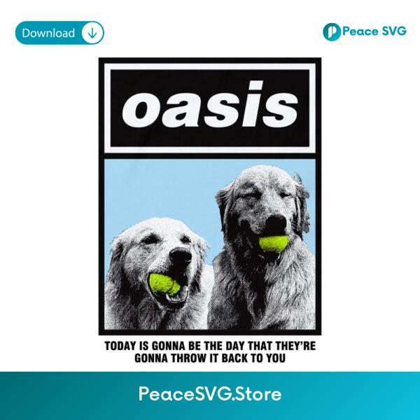 Oasis Wonderwall Parody Dog Meme Retro Funny Tennis Ball PNG