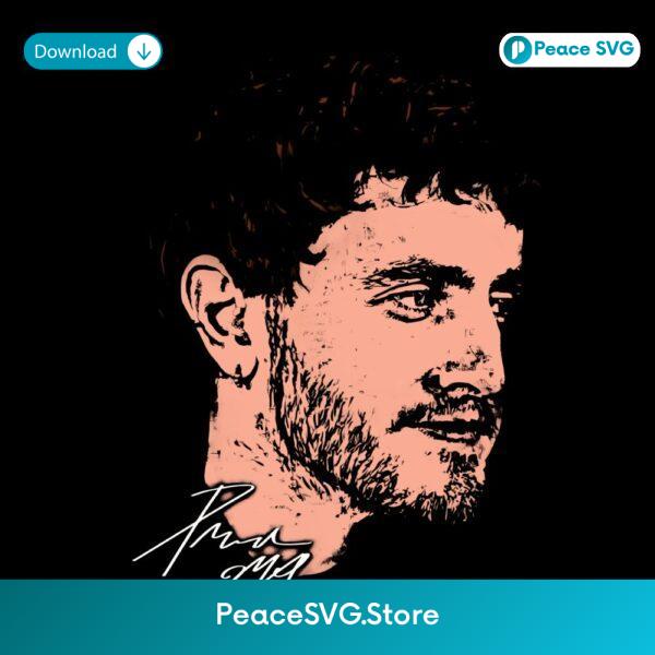 Paul Mescal Retro Portrait PNG