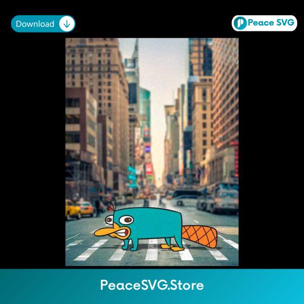 Perry The Platypus Street Style Crossover Phineas And Ferb PNG