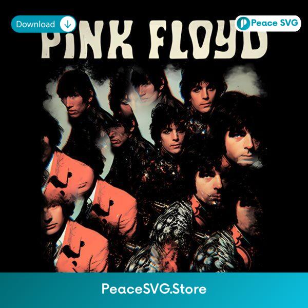 Pink Floyd Piper At The Gates Vintage Band Photo Graphic PNG