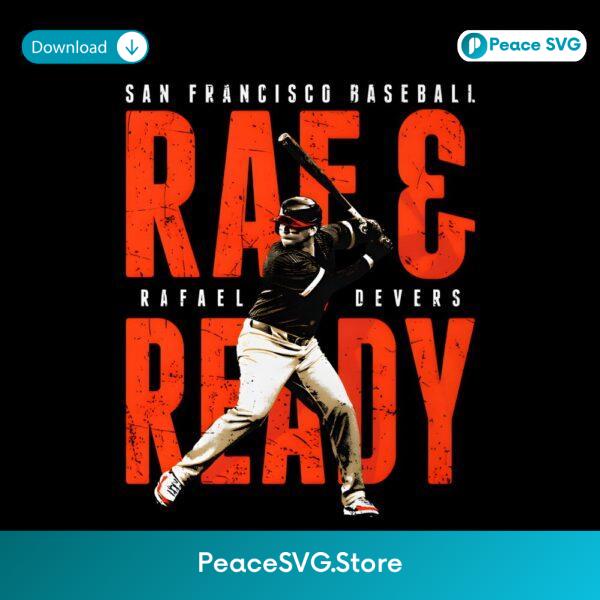 Rafael Devers Raf And Ready San Francisco Baseball PNG