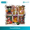 Retro Halloween Cartoon Friends Spooky Character PNG