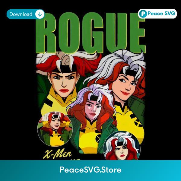 Rogue X Men 97 Animated Marvel Vintage Comic Character PNG