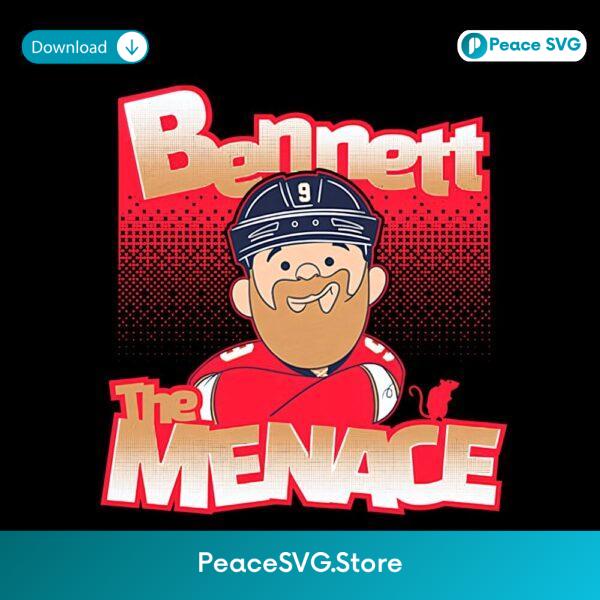Sam Bennett The Menace Cartoon Hockey Funny Character Design PNG