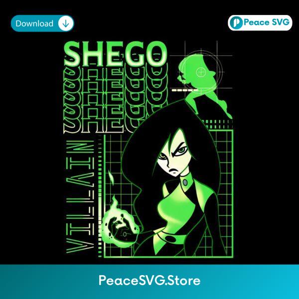 Shego Kim Possible Neon Villain Graphic PNG