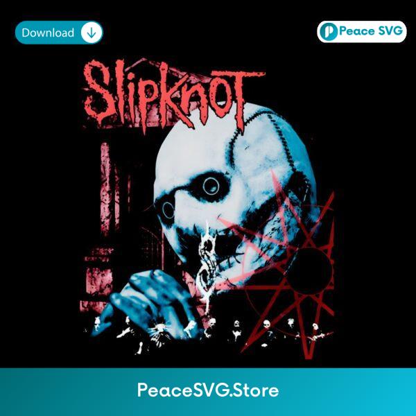 Slipknot Distorted Mask Horror Rock Band Blood Symbol PNG