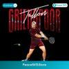 Tallon Griekspoor Tennis Player Graphic Swing Pose Grunge Style PNG