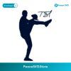 Tarik Skubal Baseball Pitcher Silhouette Pose Throwing SVG