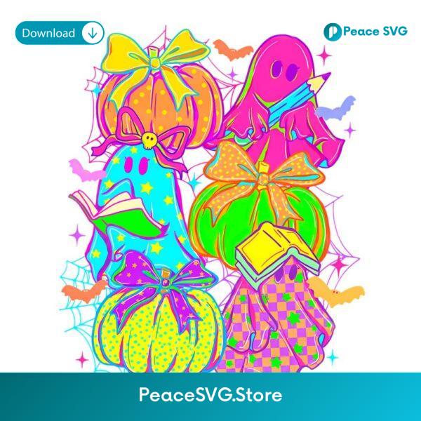Teaching My Boos Halloween Ghost Teacher Pumpkin PNG