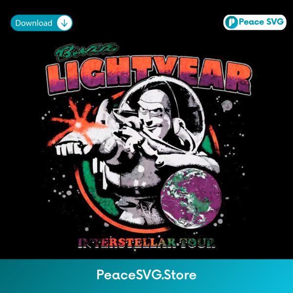 Toy Story Buzz Lightyear Interstellar Tour Graphic PNG