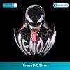 Venom Tongue Out Grunge Marvel Antihero PNG