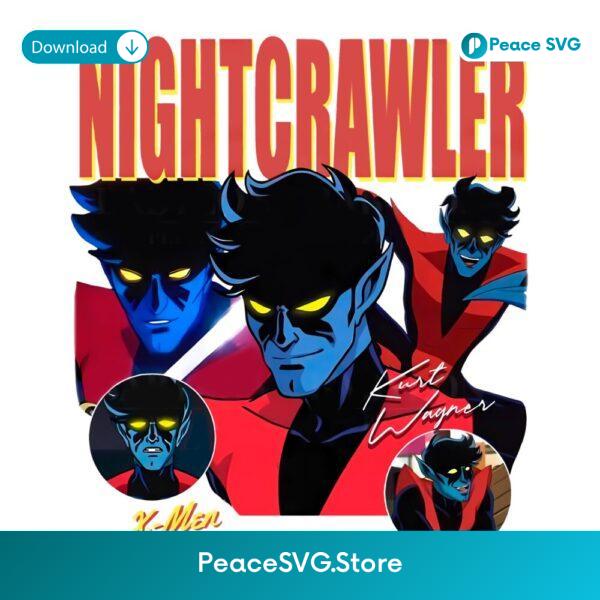 Vintage Nightcrawler Kurt Wagner X Men 97 Mutant Marvel Comic PNG