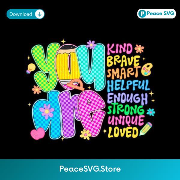 You Are Groovy Teacher Checkered Back To School PNG